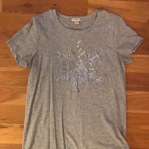 J Crew Embellished T-Shirt
